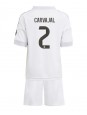Billige Real Madrid Daniel Carvajal #2 Hjemmedraktsett Barn 2025-26 Kortermet (+ Korte bukser)